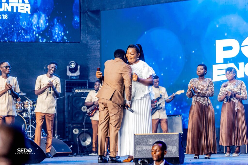Praise Declaration live recording on stage